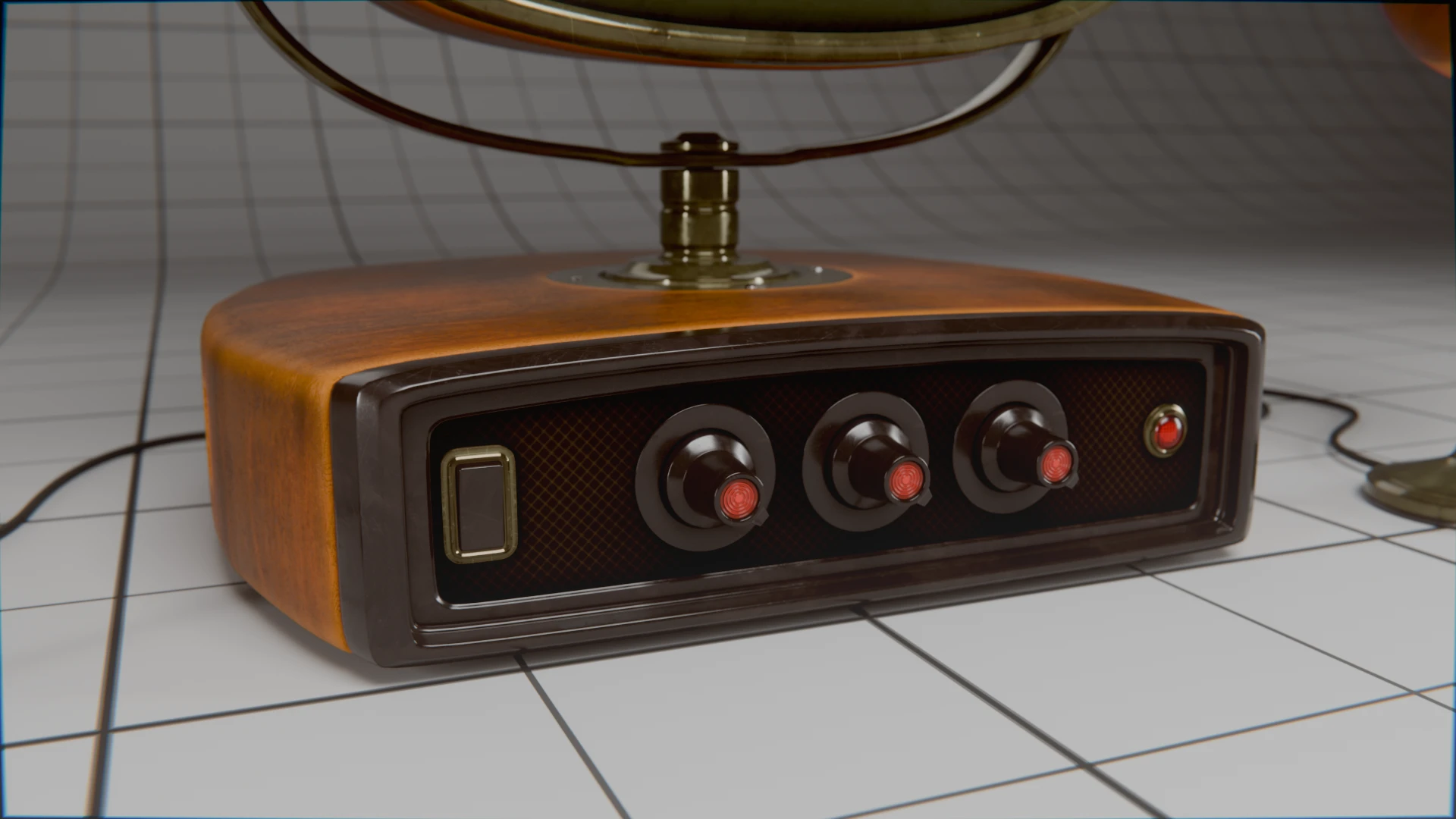 Vintage-looking stylized TV set